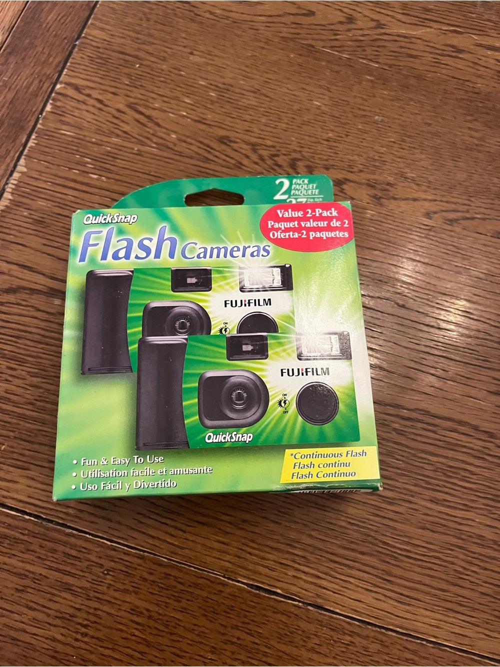 Fujifilm QuickSnap Flash Camera 2-Pack - Black Expires 12/2017